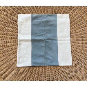 Serena & Lily North Lake Pillow Cover (20” SQ)-Coastal Blue